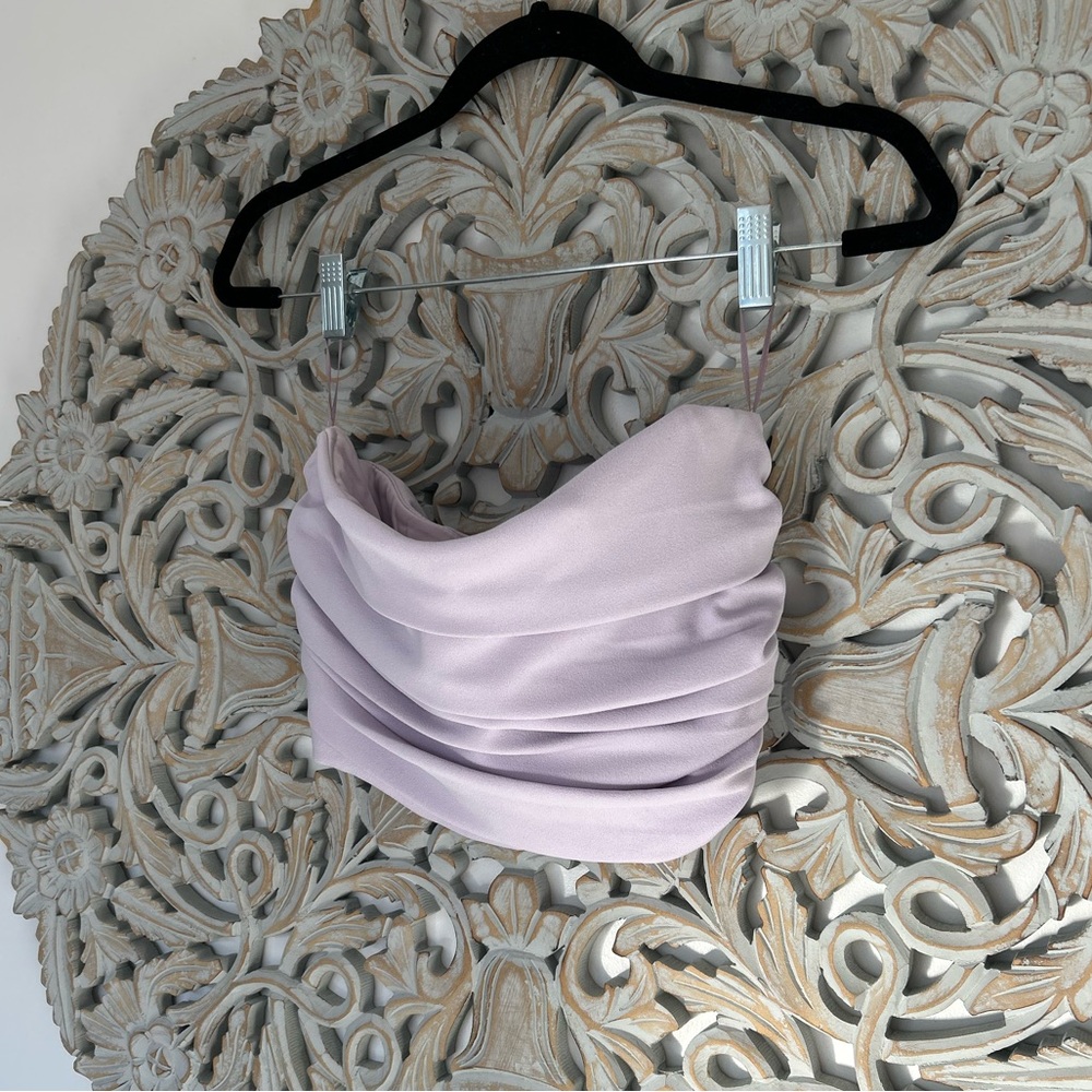 Zara Lavender Purple Corset Top - Size Small